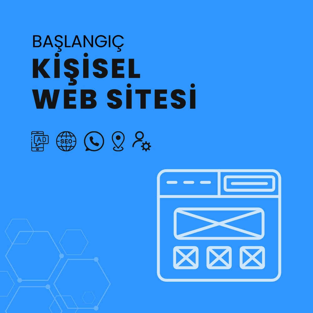 kisisel web sitesi baslangic