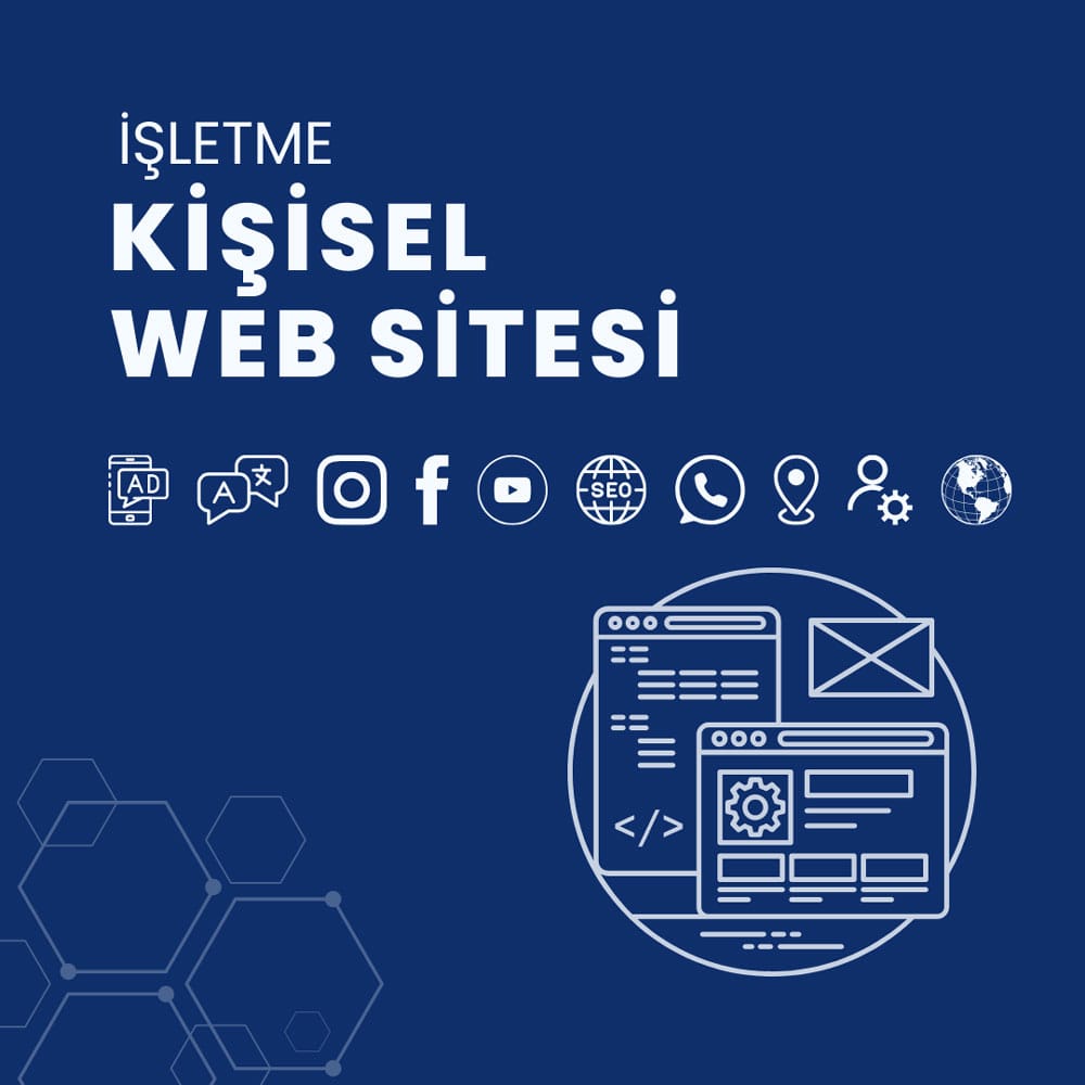 kisisel web sitesi isletme