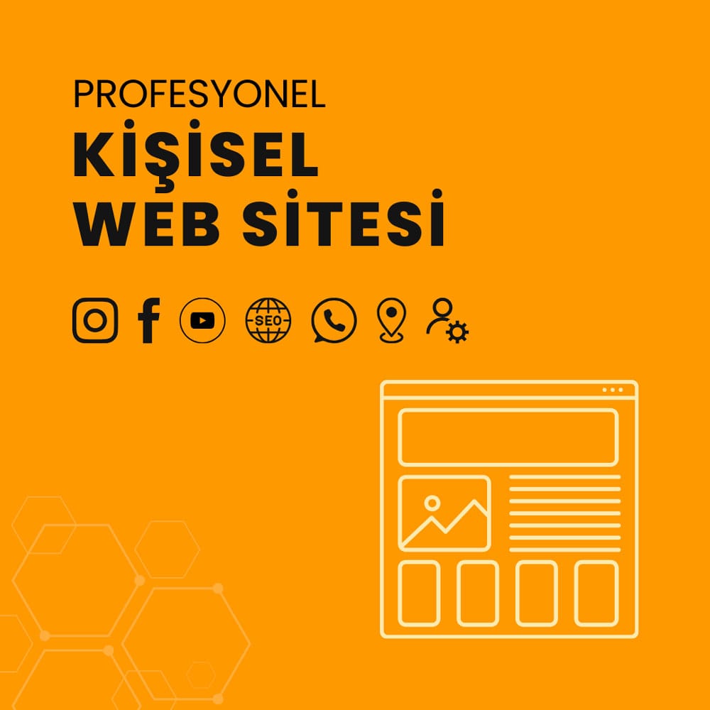 kisisel web sitesi profesyonel