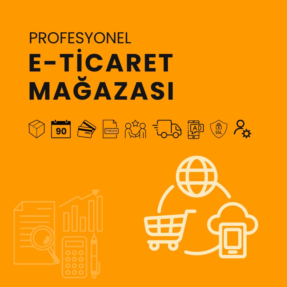 profesyonel e ticaret sitesi magazasi